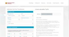 Desktop Screenshot of flughafentransfer-flensburg.de